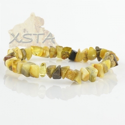 Amber bracelet Yellow Green